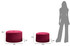 Puff/Storage Lines Novi Par Bordeaux Cm Ø 71x41-55x33