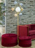 Puff/Storage Lines Novi Par Bordeaux Cm Ø 71x41-55x33