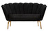 Sofa' Vienna Plus Black Cm 136x76x78