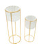 Držač Za Vaze Bijelo Set 2 Kom Cm Ø 17x46-14x34