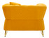 Fotelja Emy Mustard S Jastukom Cm 104x83x76
