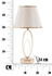 Stolna Svjetiljka Glam Flush Cm Ø 24x47