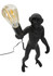 Stolna Lampa Monkey Black Cm Ø 26x34x55