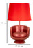 Stolna Svjetiljka Midcentury Red Cm Ø 26x43