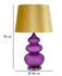 Stolna Lampa Milva Tri Cm Ø 40x70 Stolna Lampa Milva Tri Cm Ø 40x70