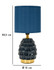 Bočna Svjetilka Pigny Blue Cm Ø 15x30,5