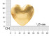 Zidna Svjetilka Goldy Heart Cm 25,5x15x24 Zidna Svjetilka Goldy Heart Cm 25,5x15x24
