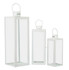 Lampion Bijeli Set 3 Kom Cm 22x22x66-18x18x49,5-14x14x39