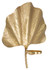 Zidni Svijećnjak Glam Leaf Cm 41x11,5x40