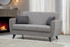 Kauč na razvlačenje s 2 sjedala Zaden - Svijetlo siva