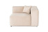 1-sjed Sofa Lora 1R - Krem