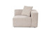 1-sjed Sofa Lora 1R - Mocha