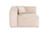 1-sjed Sofa Lora L1 - Krem