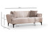 Sofa s 2 sjedala Hamlet - bež