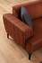 Sofa s 2 sjedala Hamlet - crijep crvena