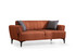 Sofa s 2 sjedala Hamlet - crijep crvena