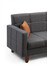 Kutna sofa-krevet Polya - tamno siva