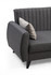 Kutna sofa-krevet Alkon - tamno siva