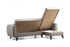 Kutna sofa-krevet Alkon - svijetlo siva