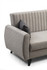 Kutna sofa-krevet Alkon - svijetlo siva