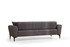 Kauč na razvlačenje s 3 sjedala Hamlet - tamno siva