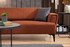Kauč na razvlačenje s 3 sjedala Hamlet - crijep crvena