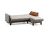 Sofa Garnitura Polya L - Svijetlo siva