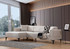 Kutna sofa-krevet Horizont lijevo - Ecru