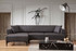 Kutna sofa-krevet Hamlet lijevo - tamno siva