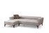 Kutna sofa-krevet Hamlet lijevo - Ecru