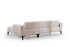 Kutna sofa-krevet Hamlet desno- Ecru