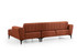 Kutna sofa-krevet Hamlet Desno- Tile Red Kutna sofa-krevet Hamlet Desno- Tile Red