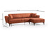Kutna sofa-krevet Hamlet Desno- Tile Red