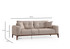Kauč na razvlačenje s 3 sjedala Sinor 3 sjedala - bež