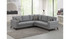 Kutna sofa-krevet Kristal 2+2 - Svijetlo siva
