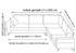 Kutna sofa-krevet Kristal Rest 2+Corner+2 - Tamno siva