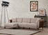 Kutna sofa-krevet Aren lijevo - bež, cimet