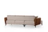 Kutna sofa-krevet Aren lijevo - bež, cimet