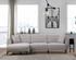 Kutna sofa-krevet Aren lijevo - Gray