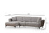 Kutna sofa-krevet Aren lijevo - Gray