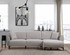 Kutna sofa-krevet Aren je u pravu - Gray