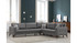 Kutna sofa-krevet Kristal 3+Kut+2 - tamno siva
