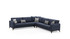 Kutna sofa-krevet Kristal 3+Kutni+3 - Antracit