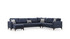 Kutna sofa-krevet Kristal Rest 3+Kutna+2 - Antracit