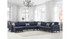 Kutna sofa-krevet Kristal Rest 3+Kutni+3 - Antracit