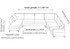 Kutna sofa-krevet Kristal Rest 3+Kutni+3 - Bež