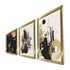 Ukrasna uokvirena MDF slika (3 komada) 3P3853NISCT-011
