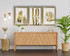 Ukrasna uokvirena MDF slika (3 komada) 3P3853NISCT-021