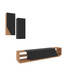 TV jedinica Zebra - crna, tikovina