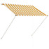 Tenda na uvlačenje 100 x 150 cm žuto-bijela 145890